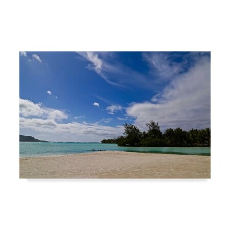 American School 'Bora Bora Beach 2' Canvas Art,22x32